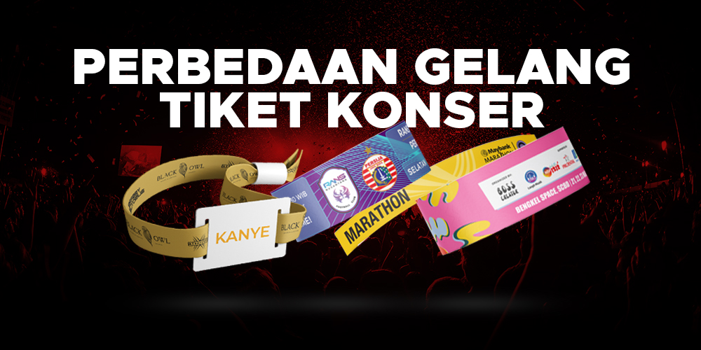 gelang tiket konser